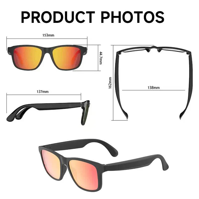 Smart Glasses With Voice Call, Music & Touch Control