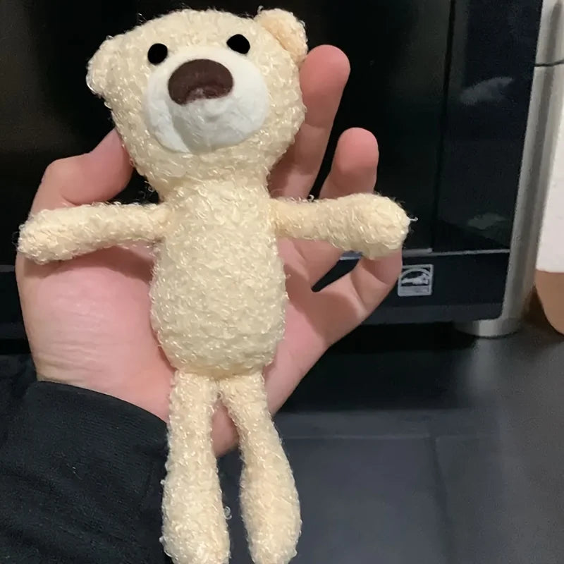 Cute Mini Teddy Bear Plush Toy - Adorable Chew Doll for Pets