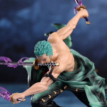 Roronoa Zoro Three-blade Sa-maximum Action Collection Figurine