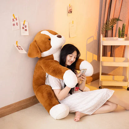 Oversized Dog Plush Pillow