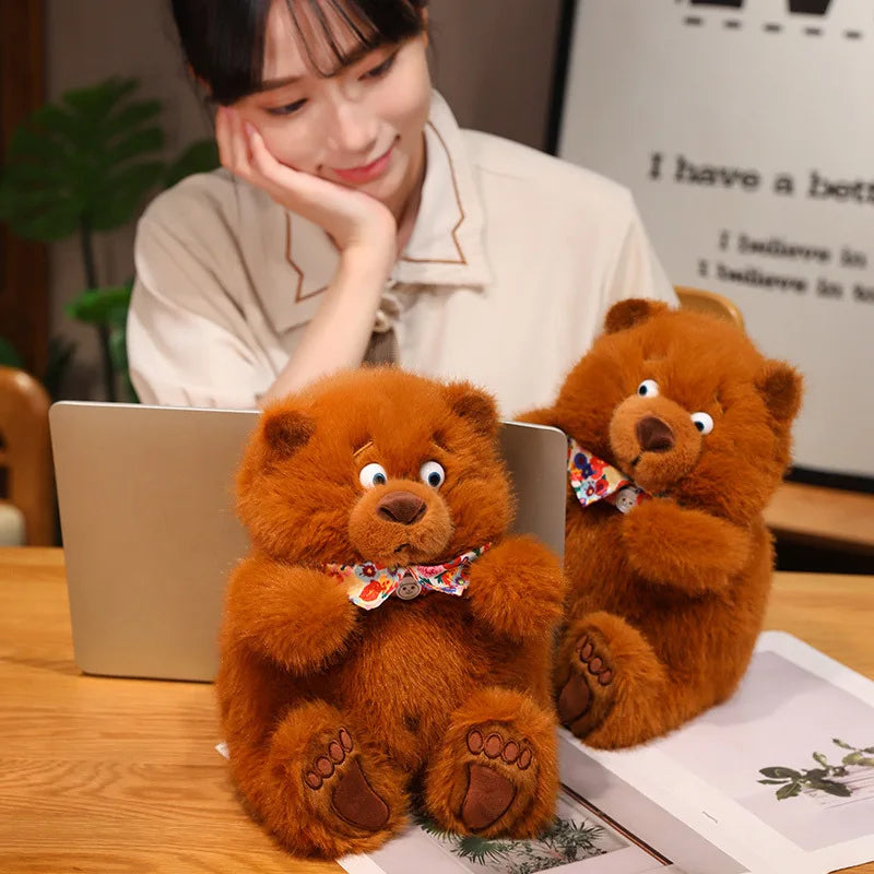 Christmas Teddy Bear Plush Toy Cute Stuffed Bear Gift