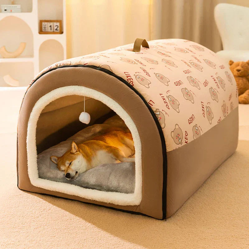 Warm Winter Dog Kennel Mat