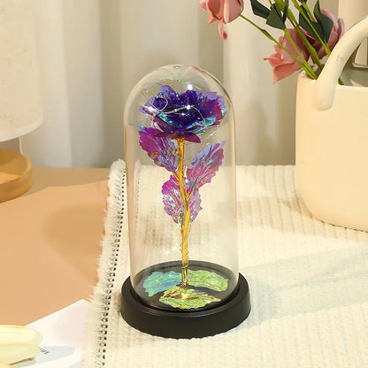 Eternal Rose LED Glass Flower Display