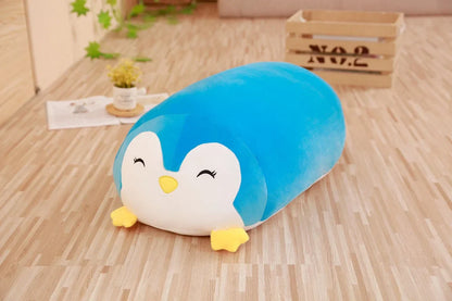Huge Plush Animal Pillows - Adorable Cat, Piggy & Hamster Cushions