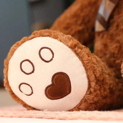 Kawaii Teddy Bear Plush Toy with Bow 25/35cm Soft Stuffed Animal for Gift