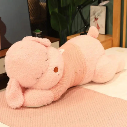 Giant Lying Dog Plush Pillow 80cm 100cm
