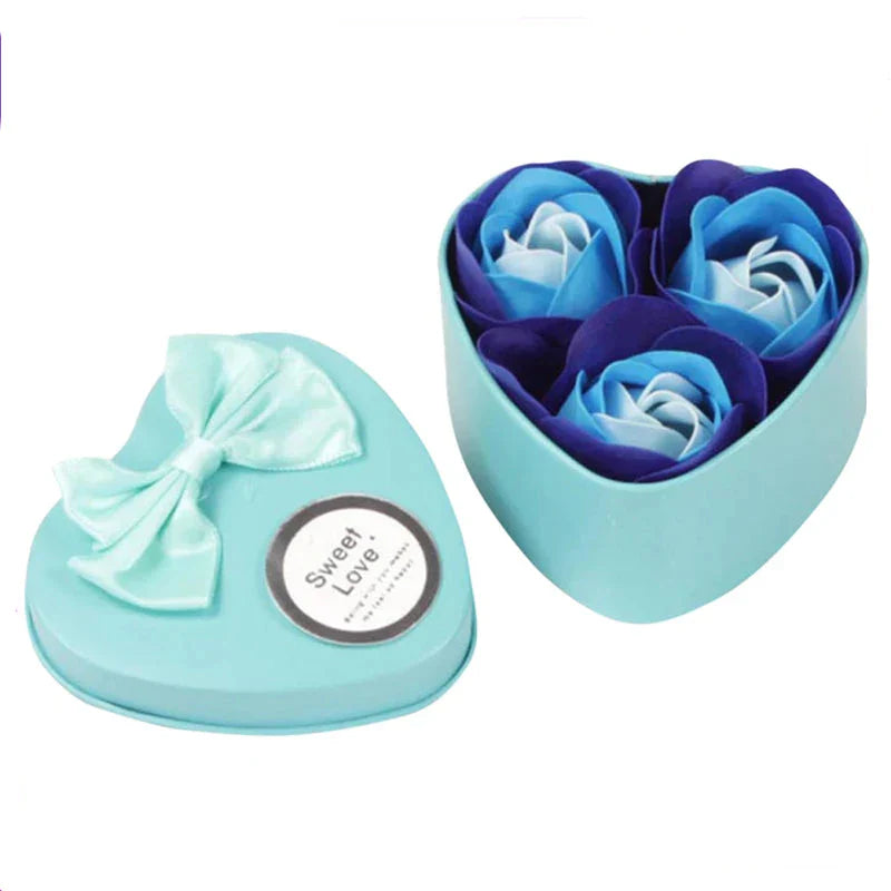 Soap Rose Scented Flower Gift Set for Home Decor and Special Occasions