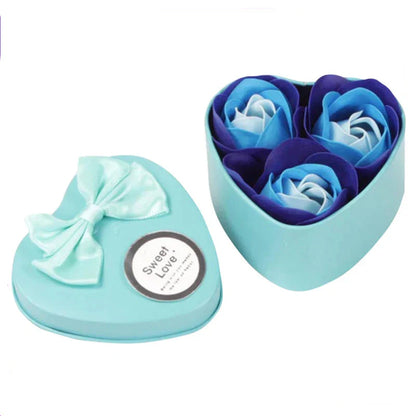 Soap Rose Scented Flower Gift Set for Home Decor and Special Occasions