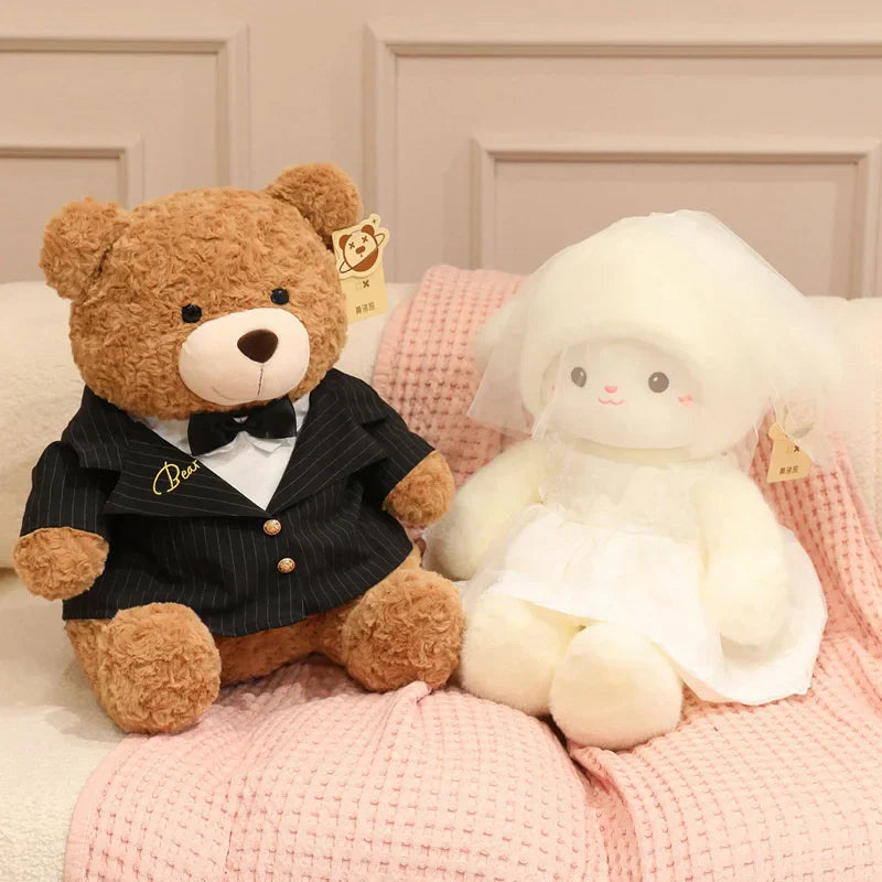 Wedding Sheep Plush Couple Soft Stuffed Toys Gift