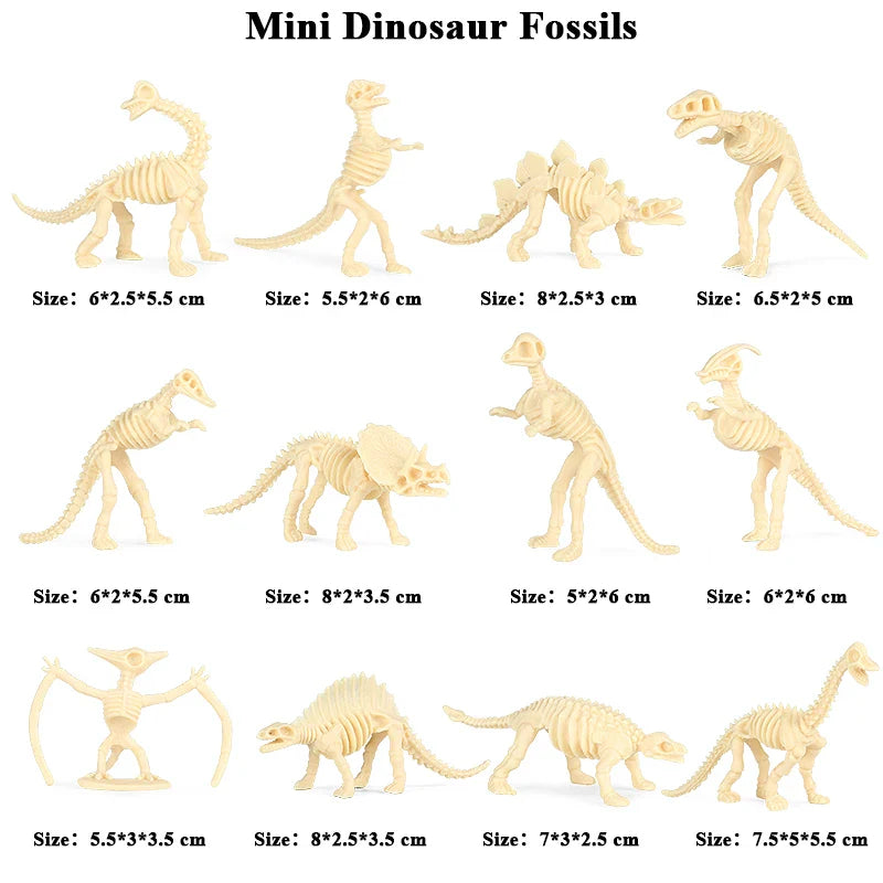 Montessori Miniature Lion Shark Horse Dinosaur Animals Model Set Action Figures