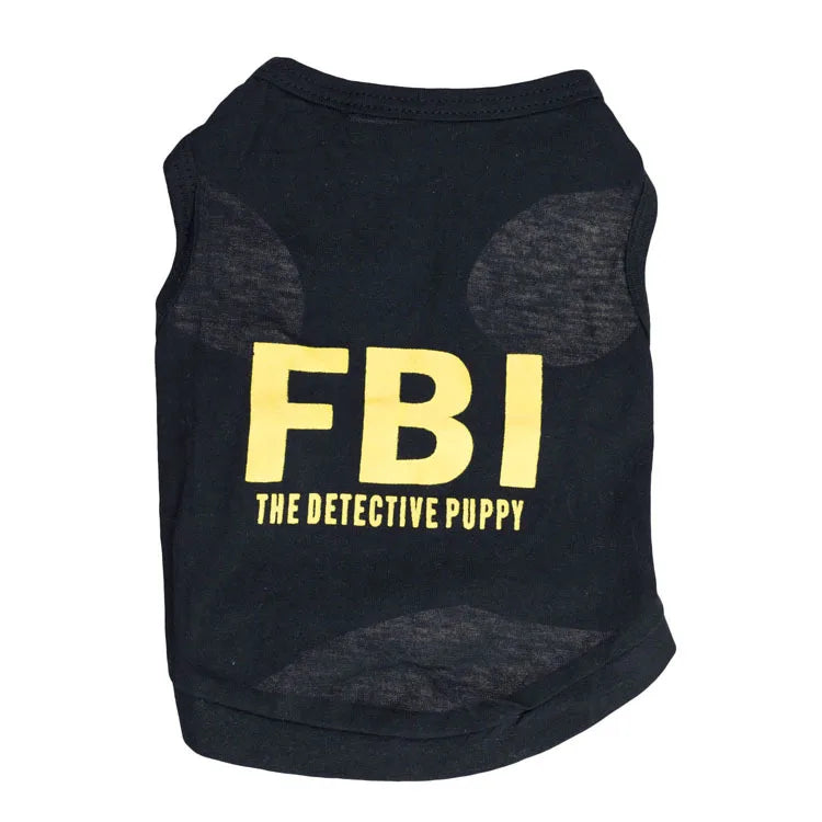 FBI Print Dog Vest