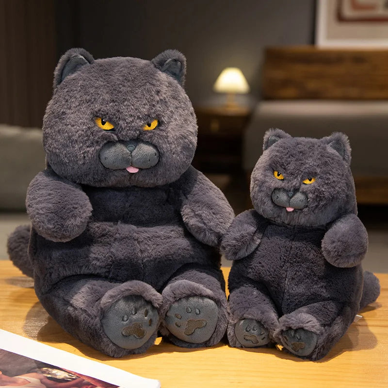 Lifelike Black Cat Plush Toy - Perfect Gift for Kids & Cat Lovers!