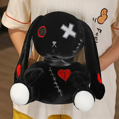 Creepy Goth Bunny Plushie