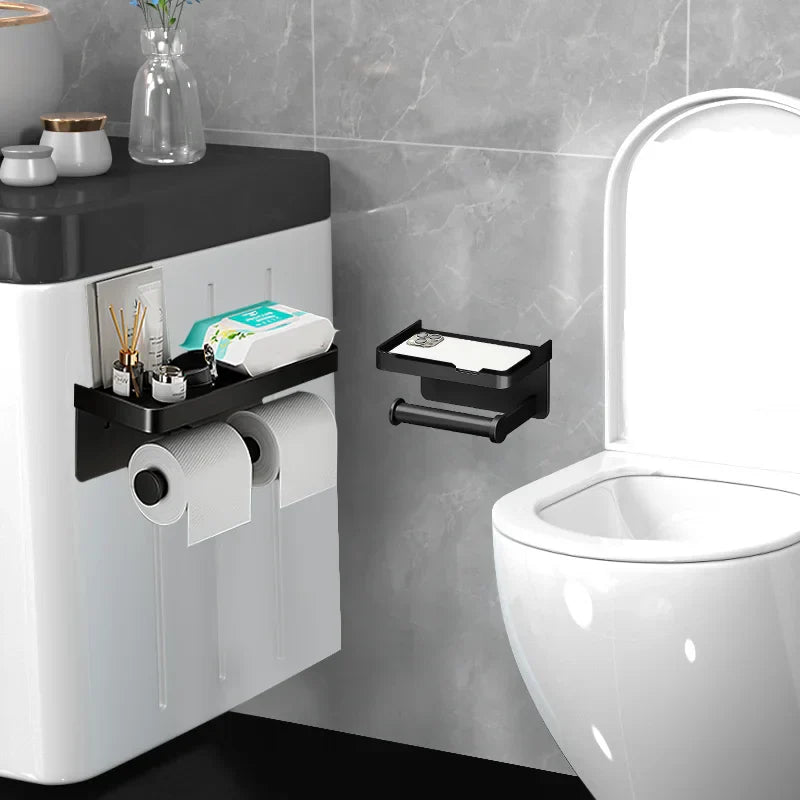Wall-Mounted Aluminum Alloy Tissue Holder