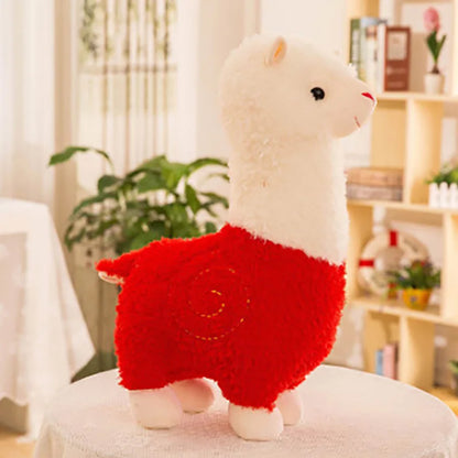 Adorable 25cm Alpaca Plush Toy - Soft Cotton Doll in 6 Colors