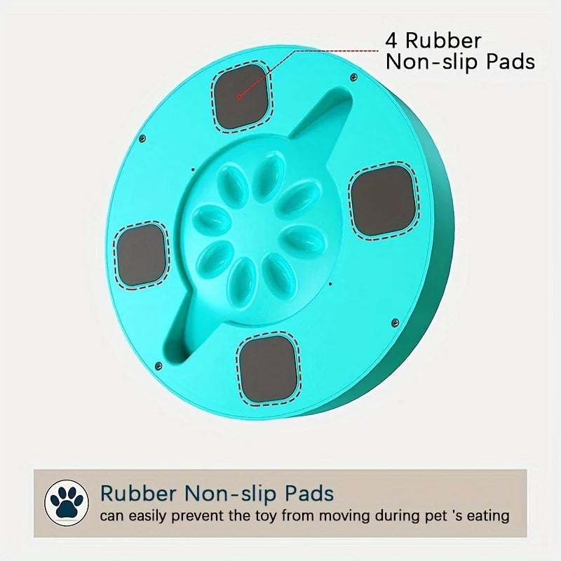Interactive Dog Puzzle Toy - Spinning Food Dispenser