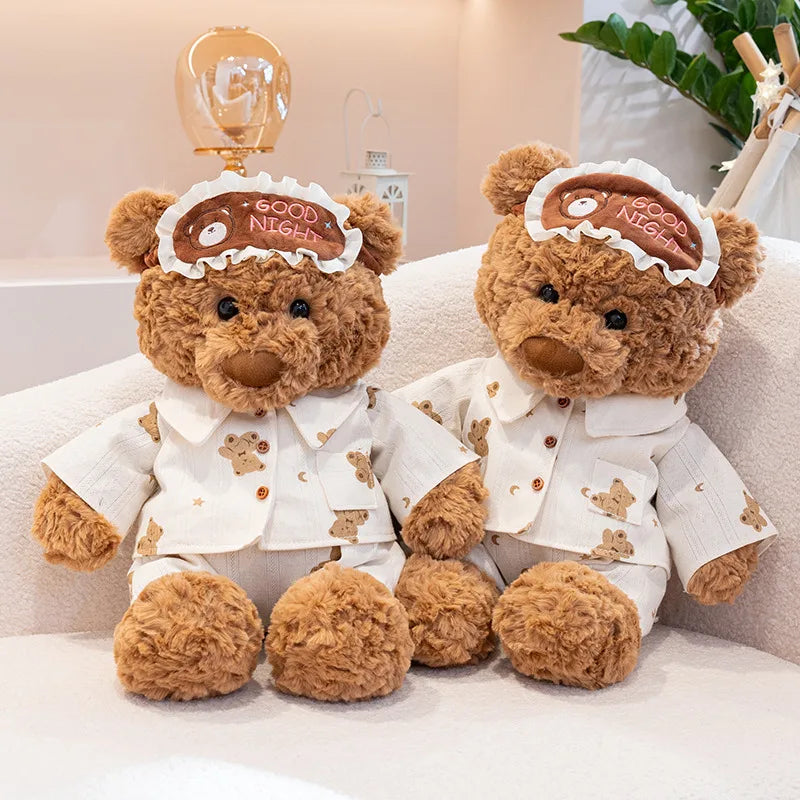 Kawaii Pajama Bear Plush Sleep Companion
