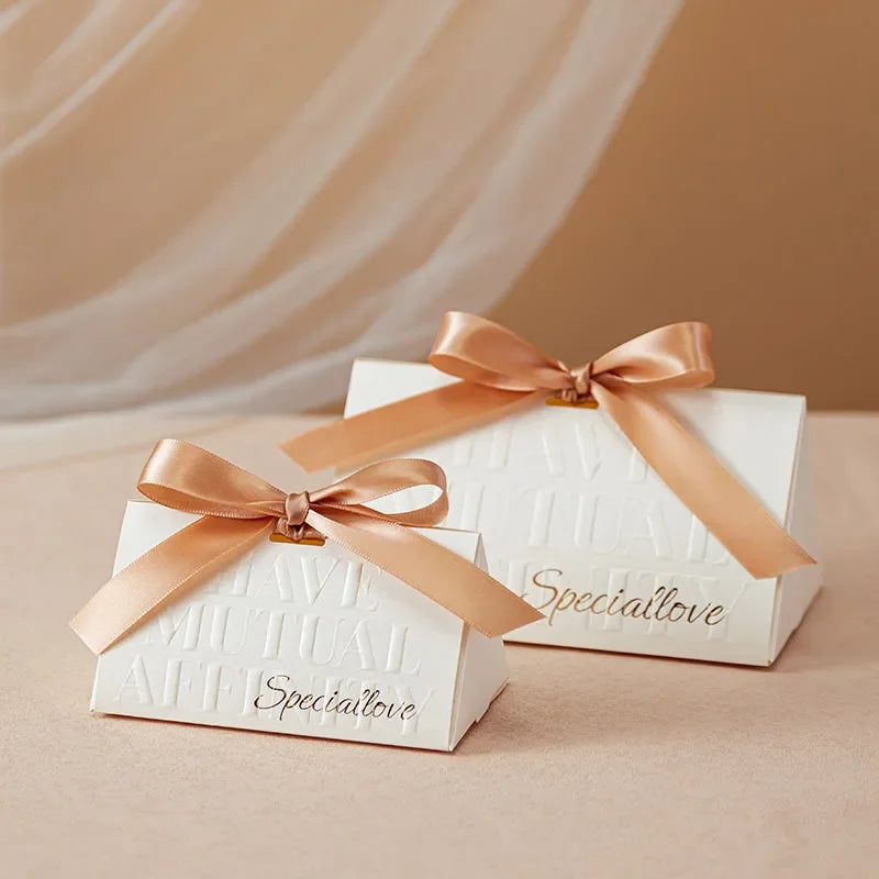 Elegant Love Gift Box with Ribbon Set