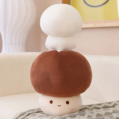 Cute Kawaii Shiitake Mushroom Plush Toy - Soft & Lifelike Gift for Kids
