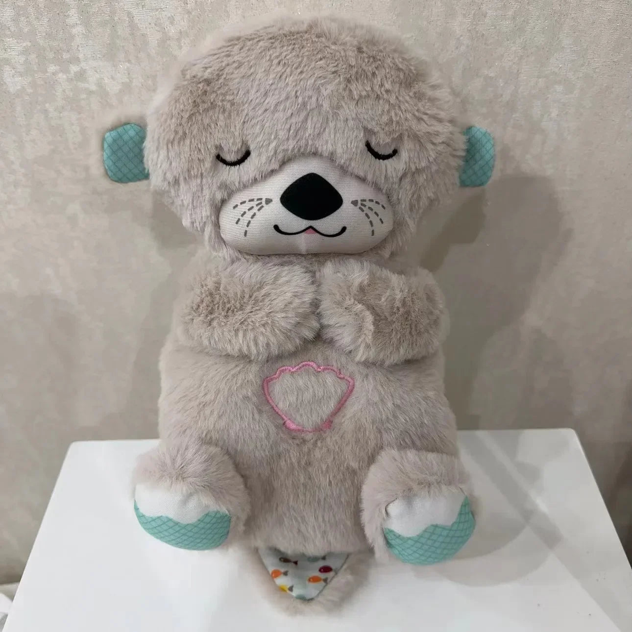 Baby Bear Soothes Otter Plush Toy - Musical Sleep Companion for Kids