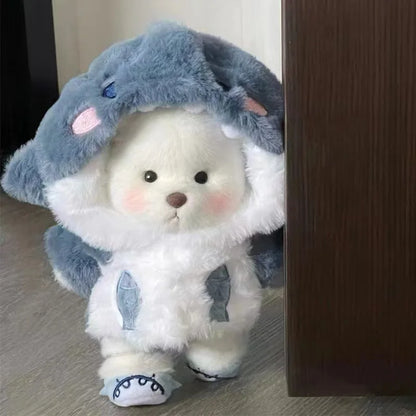 Handmade Teddy Bear Plush Doll with Outfit 30cm