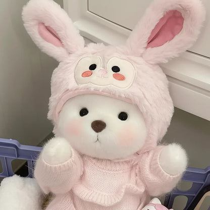 Handmade Teddy Bear Plush Doll with Outfit 30cm
