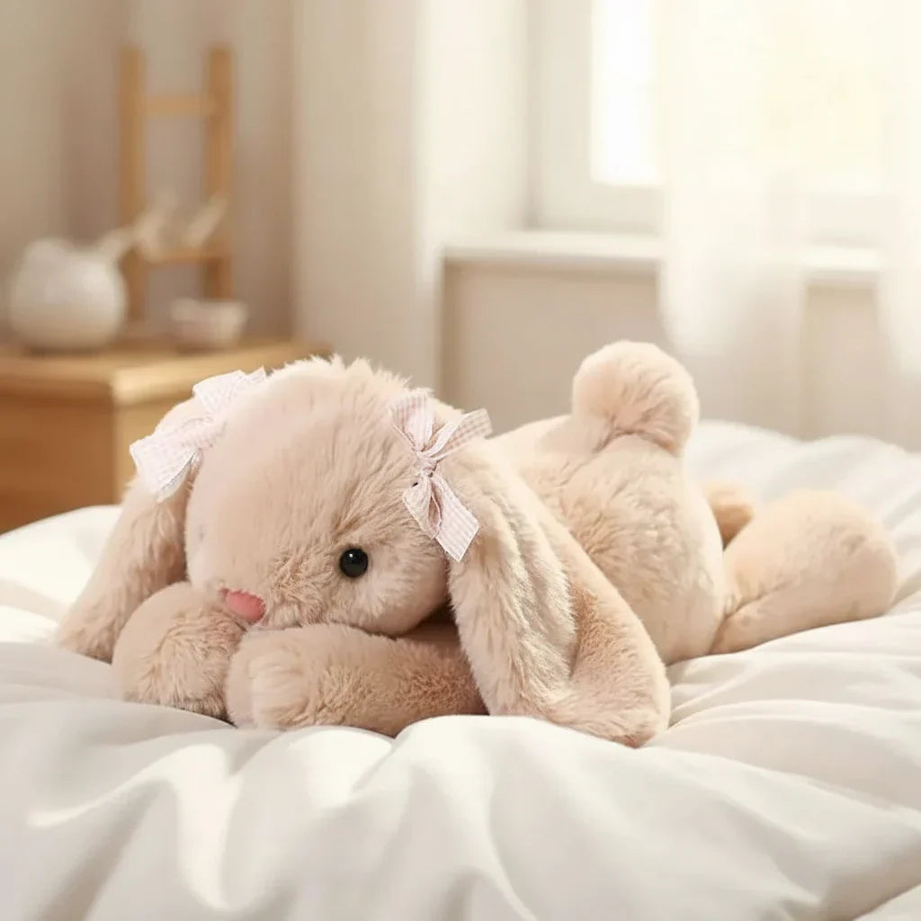 35cm Shy Rabbit Plush Pillow Soft Stuffed Doll