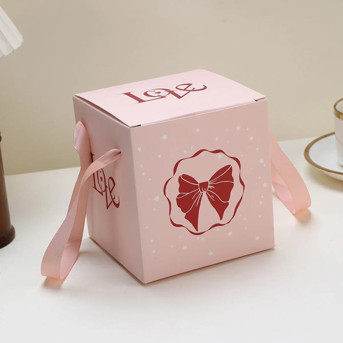 Round Eternal Rose Gift Box for Necklace, Ring, and Jewelry