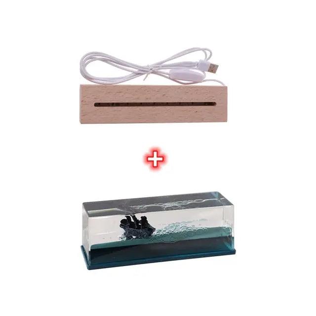 Cruise Ship Decoration Toy Fluid Drift Bottle Titanic Creative Ship