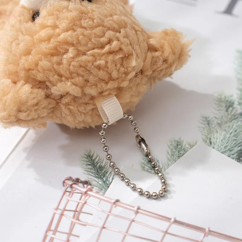 Blush Bear Plush Keychain