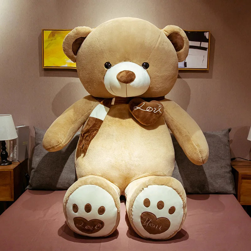 Giant 100cm Plush Teddy Bear - Soft Stuffed Animal for All Occasions