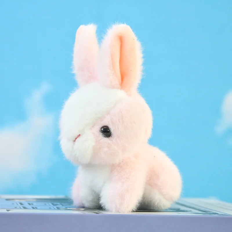 Ultrasoft Plush Bunny Rabbit Toy - Adorable Handbag Pendant for Kids