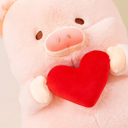 Love Heart Pig Plush Toy