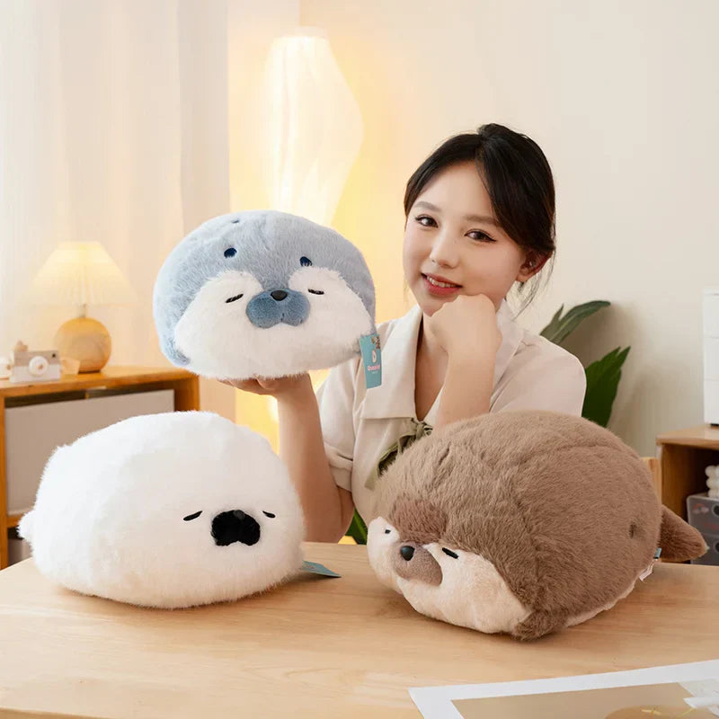 Kawaii Sea Otter Plush Doll - Adorable Gift for Kids