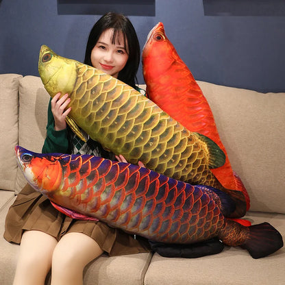 Funny Fish Plush Toy - Soft Carp Pillow for Kids & Creative Sleep Cushion