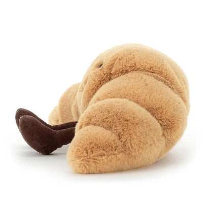 Cute Croissant Plush Pillow - Soft Food Toy for Kids & Gifts