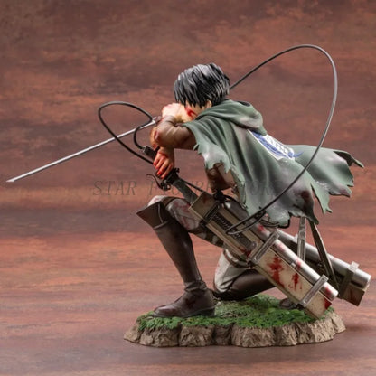Attack On Titan Action Figure Levi Ackerman Figurine