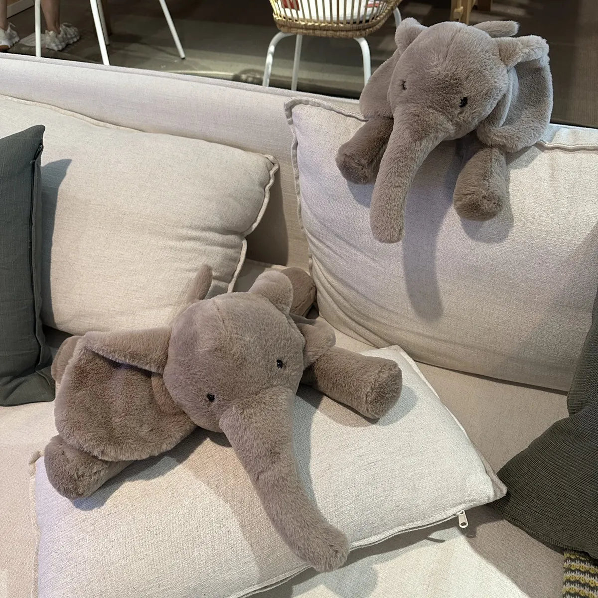 Cute 45cm Cartoon Elephant Plush Toy - Soft & Adorable Gift for All Ages
