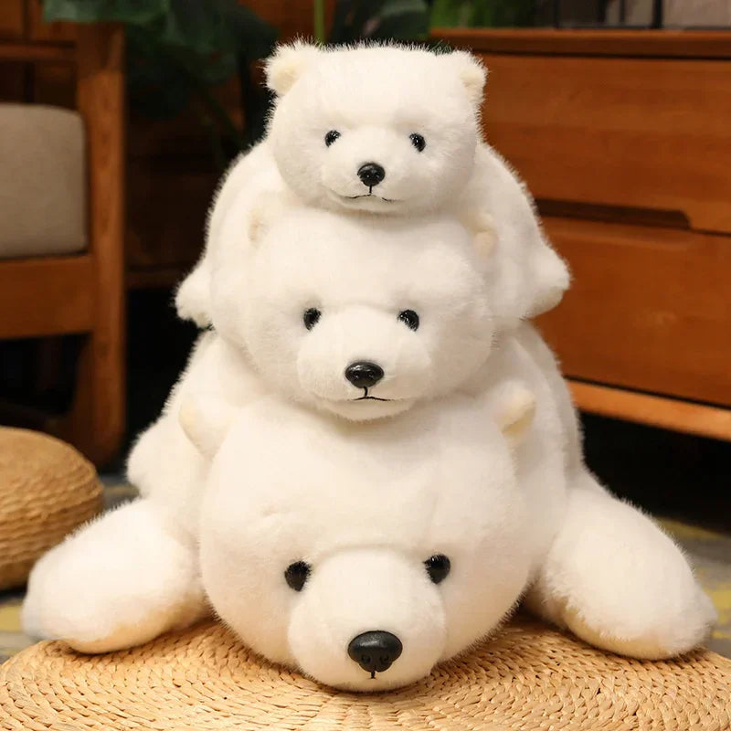 Soft Animal Plush Throw Pillow Polar Bear Brown Bear Panda for Home Decor