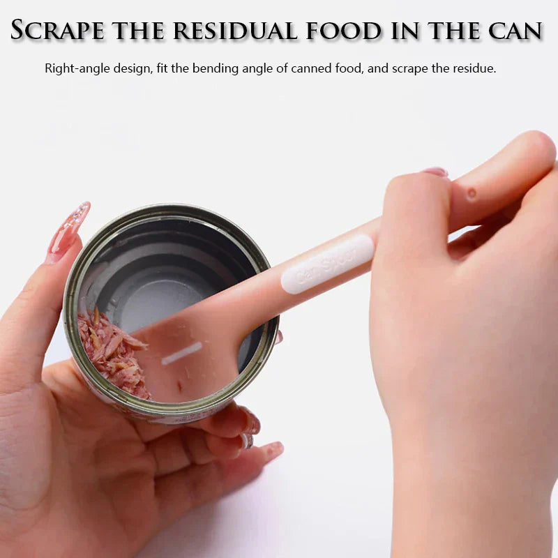 Long-Handled Canned Pet Food Spoons Feeding Accessories