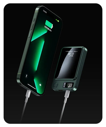 Magnetic Wireless Led Display Fast Charging Power Bank