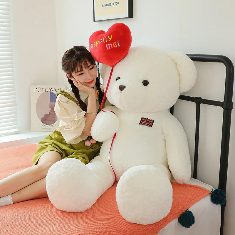 Love Confession Bear Plush - 37cm Soft Cuddly Gift for Valentine