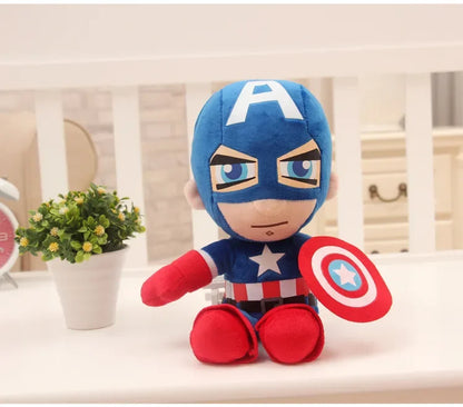 Spiderman & Captain America Plush Toys - Soft Marvel Heroes for Kids