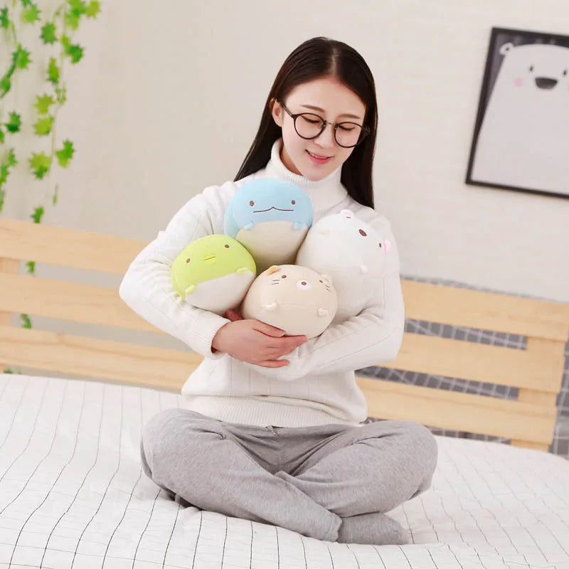 Cute 30cm Plush Animal Pillows - Adorable Dog, Cat, Totoro & More!