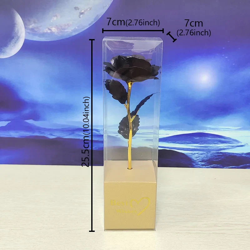 Galaxy Eternal Gold Rose Decorative Flower