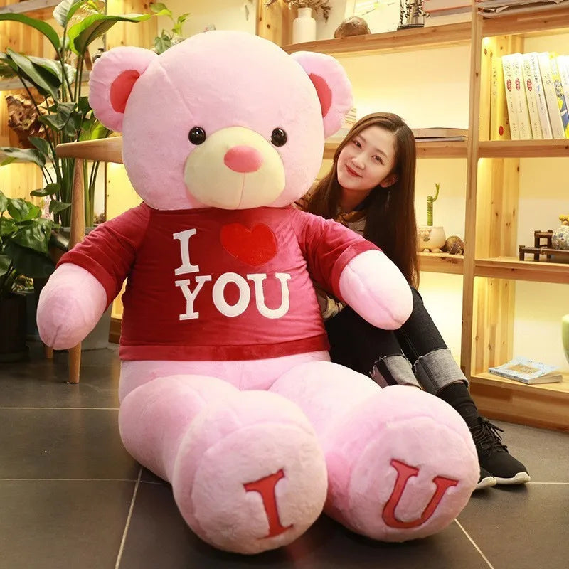 Giant 100cm Plush Teddy Bear - Soft Stuffed Animal for All Occasions