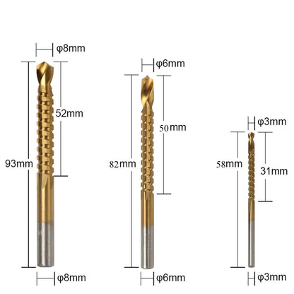 Titanium Coated Wood And Metal Drilling Set