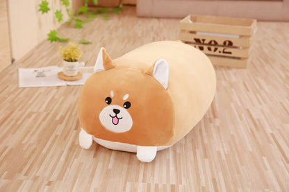 Huge Plush Animal Pillows - Adorable Cat, Piggy & Hamster Cushions