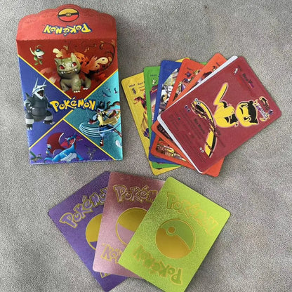 10Pcs Pokemon Cards Vmax GX Color Energy Card