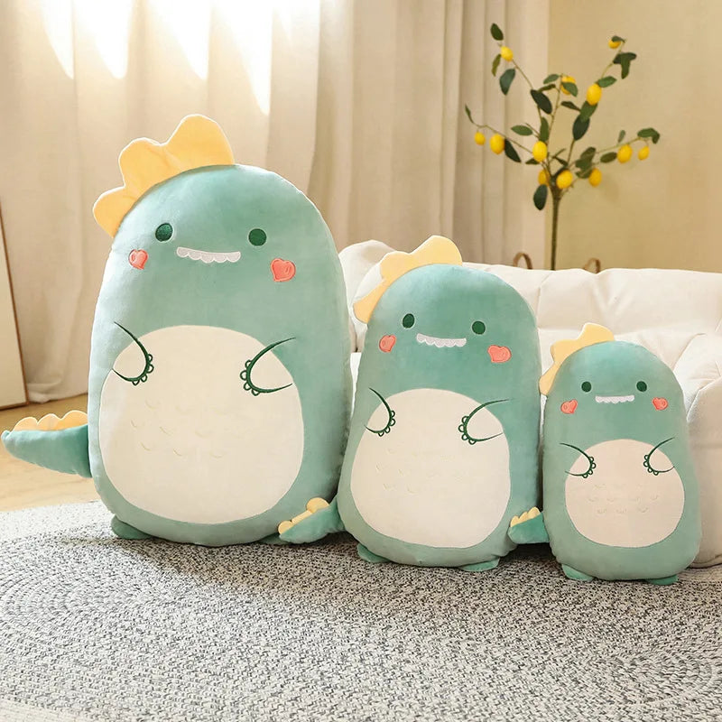 Kawaii Plush Dinosaur & Shiba Inu Pillow - Adorable Sleep Cushions